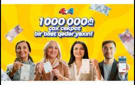 &ldquo;4+4&rdquo; lotereyasında cekpot 1 000 000 manatı ke&ccedil;di