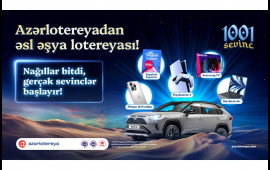 “Azərlotereya”nın “1001 Sevinc” əşya lotereyası başladı