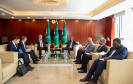 El&ccedil;in Əmirbəyov Efiopiyada işg&uuml;zar səfərdə olub  FOTO