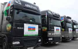 Prezidentin tapşırığı ilə Azərbaycandan İrana n&ouml;vbəti humanitar yardım yola salınıb 