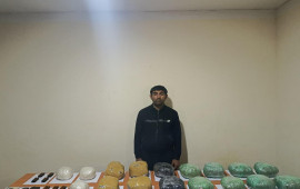 İrandan Azərbaycana PUA ilə narkotik ke&ccedil;irilməsinin qarşısı alındı  FOTO