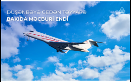 Düşənbəyə uçan təyyarə Bakıda məcburi eniş etdi