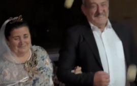 Evliliklərin 50 illiyini qeyd edən cütlük gündəm oldu 