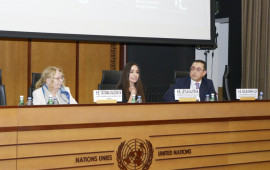 Leyla Əliyevanın iştirakı ilə Cenevrədə Xəzər dənizinin ekoloji problemləri m&uuml;zakirə olunub 