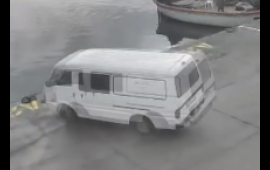 Drift etmək istədi, dənizə d&uuml;şd&uuml; 