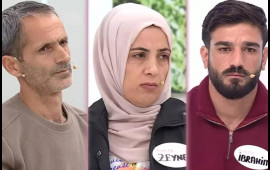 Bir tərəfində əri, o biri tərəfində də sevgilisi ilə efirə &ccedil;ıxdı  T&uuml;rkiyədə rəzillik  VİDEO