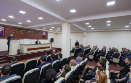 Saatlı rayonunda sahibkarlarla görüş keçirilib  FOTO