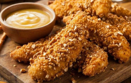 Suxarını bir kənara qoyun  duzlu &ccedil;ubuq krakerli xırtıldayan toyuq resepti