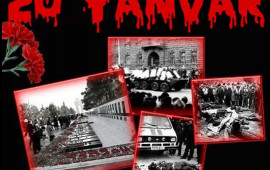 20 Yanvar faciəsi Fransada anıldı: &ldquo;Unudulmamalı bir g&uuml;n&rdquo; 