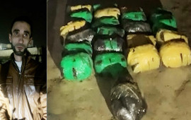 Ke&ccedil;miş məhkum 22 kq narkotiklə saxlanıldı 