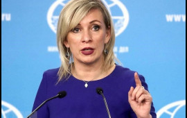 Zaxarova Ukrayna dilində çağırış etdi: Qaçın, oğlanlar!