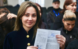 Dəniz Əsədovanın azadlıqda ilk FOTOsu