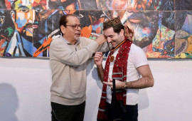 Əməkdar artist Sahib Paşazadə Pakistanda fəxri medalla təltif edilib  FOTO