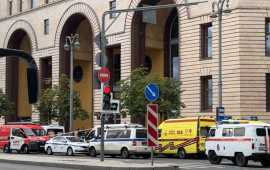 Moskvada Mərkəzi Uşaq Mağazasında PARTLAYIŞ 