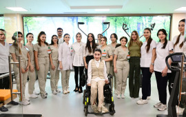 Yeni Klinikada Yeni Robotik Reabilitasiya və S&uuml;m&uuml;k İliyi Transplantasiyası mərkəzlərinin a&ccedil;ılış mərasimi olub 