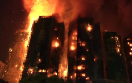 Honkonqda binada g&uuml;cl&uuml; yanğın  &Ccedil;ox sayda &ouml;lən və yaralanan var  VİDEO