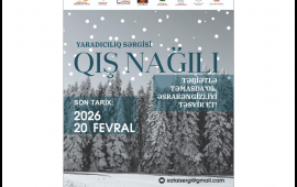 &ldquo;Qış Nağılı&rdquo; adlı  yaradıcılıq sərgisinə qış  səhnələrindən ibarət əsərlərin qəbulu elan olunur