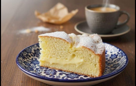 Almalı pudinq keksi