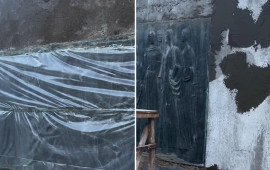 Cəfər Cabbarlının b&uuml;st&uuml;n&uuml;n restavrasiyasına başlanıldı 