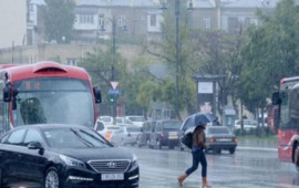 Azərbaycanın bəzi rayonlarında şimşək çaxacaq, dolu düşəcək