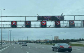 Zığ dairəsiHava Limanı yolunda s&uuml;rət həddi endirilib