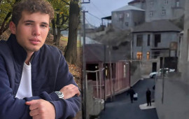 Faciəli şəkildə &ouml;lən Eltacın yığdığı pulla k&uuml;&ccedil;əyə asfalt salındı 